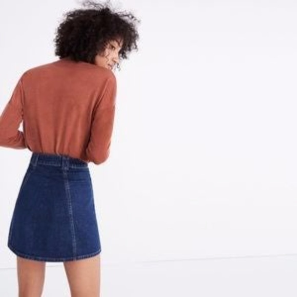 NWT MADEWELL PATCH POCKET MINI SKIRT - Picture 2 of 7